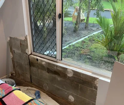 Drywall Repair finished result in a Pinellas County home