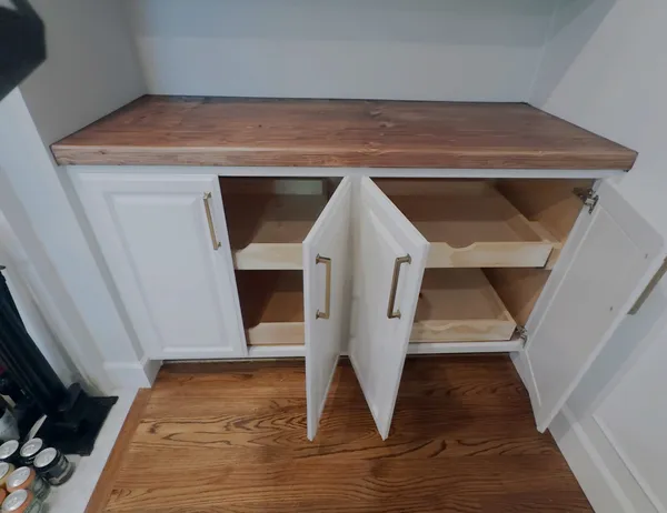 Built-In Shelving and Cabinet Drawers in Historic Kenwood, photo 3 of 6