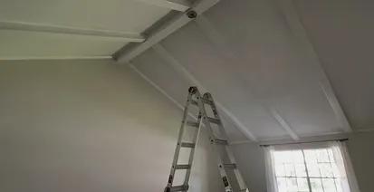 fan-rated bracing - Vaulted Ceiling Fan Installation in Old Northeast