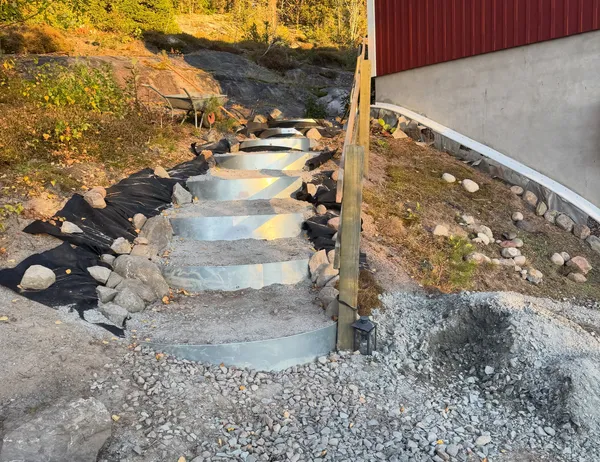 Stone Garden Steps on a Sloped Yard in Seminole, photo 2 of 2